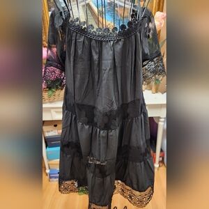 Black Lace Summer Dress